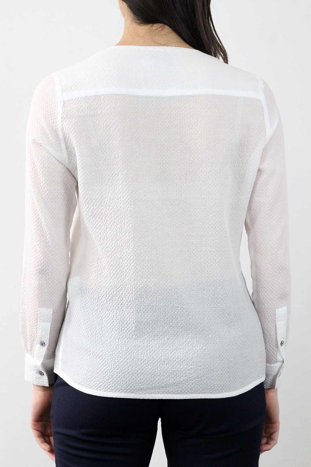 Chemisier Blanc femme Chic en coton Made in France | ATODE