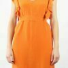 robe soie orange Audrey ATODE