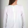 Top plumetis blanc en coton Emmanuelle ATODE