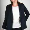 Veste Tailleur bleu marine Marie-Anne ATODE