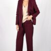 Blazer bordeaux femme en laine Marie-Anne ATODE