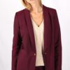 Blazer bordeaux femme en laine Marie-Anne ATODE