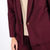 Blazer bordeaux femme en laine Marie-Anne ATODE