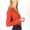 Blouse soie terracotta Ségolène ATODE