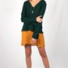 pull vert sapin en crêpe de laine Chloé ATODE