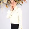 Veste moderne en coton écru Virginie ATODE