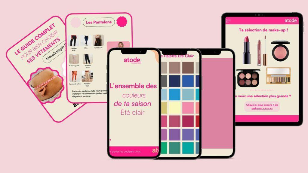 colorimétrie et morphologie mockup - ATODE conseil en image