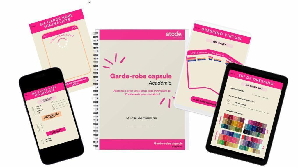 Pdf de cours garde robe capsule académie - ATODE conseil en image